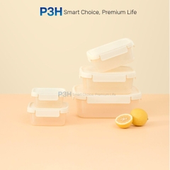 Hộp nhựa nắp gài Inochi Hokkaido Kín Hơi, Dùng Được Lò Vi Sóng, Nhiều Dung Tích P3H