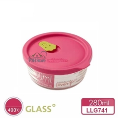 Hộp thủy tinh chịu nhiệt nắp silicone Lock&Lock OvenGlass Wave Steam Hole LLG741 LLG751 LLG761 LLG771