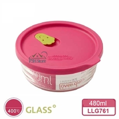 Hộp thủy tinh chịu nhiệt nắp silicone Lock&Lock OvenGlass Wave Steam Hole LLG741 LLG751 LLG761 LLG771