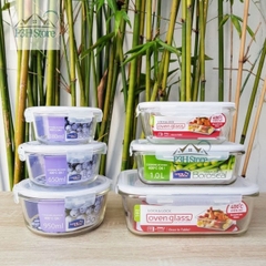 Hộp thủy tinh Lock&Lock Ovenglass chịu nhiệt cao dung tích từ 300ml đến 2L