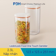 Hộp Đựng Thực Phẩm Khô LocknLock Kèm Muỗng Nắp Một Chạm Kín Hơi Không Ẩm Mốc HTE904 HTE905 HTE906 P3H