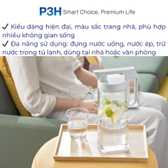 Bình Nước Nhựa Inochi Biwa Plus 1.6L / 2.1L An Toàn Thực Phẩm, Chịu Nhiệt Cao P3H