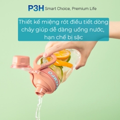 Bình nước thể thao nhựa Tritan Inochi Kita Whim 680ml/860ml nắp vặn kín nước, có quai xách tiện lợi P3H