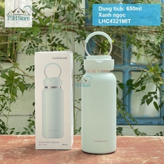 Bình giữ nhiệt LocknLock Sling Ring có quai xách dung tích 650ml LHC4321 và 800ml LHC4322 P3HStore