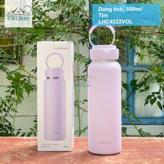 Bình giữ nhiệt LocknLock Sling Ring có quai xách dung tích 650ml LHC4321 và 800ml LHC4322 P3HStore