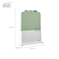 Bộ 3 thớt nhựa kháng khuẩn Lock&Lock kèm giá đỡ CSC251