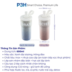 Ly Giữ Nhiệt Fuji Bubble Inochi 600ml Giữ Trọn Nhiệt Độ, Nâng Tầm Phong Cách Mỗi Ngày P3H