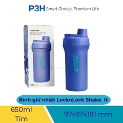 Bình lắc giữ nhiệt LocknLock Shake it bottle pro 650ml/750ml LHC4276 P3H Store