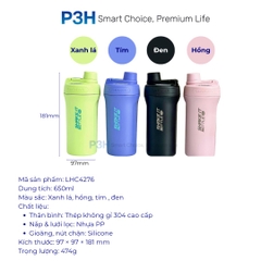 Bình lắc giữ nhiệt LocknLock Shake it bottle pro 650ml/750ml LHC4276 P3H Store