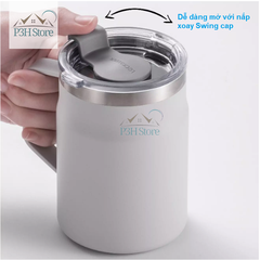 Ly giữ nhiệt Lock&Lock 475ml Metro Mug bằng thép không gỉ LHC4219 - ca giữ nhiệt cốc giữ nhiệt
