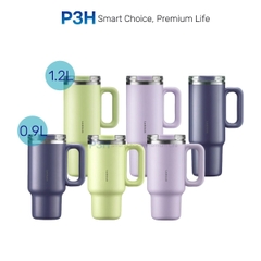 Ly Giữ Nhiệt LocknLock Balance Grip Tumbler 900ml/1200ml Có Tay Cầm, Giữ Nóng Lạnh Tốt, Nắp Tritan, Inox 304 LHC4397 LHC4398 P3H