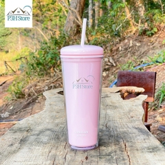 Ly nhựa 2 lớp LocknLock Macaron kèm ống hút HAP533 P3H Store