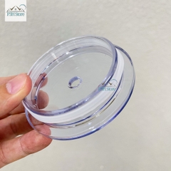 Ly nhựa 2 lớp LocknLock 720ml dạng thân cao dễ dàng cầm nắm bằng 1 tay Cold Cup HAP528