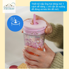 Ly nhựa 2 lớp Lock&Lock Bucket Cold Cup dung tích 580ml HAP520