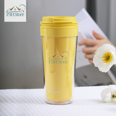 Ly nhựa 2 lớp Lock&Lock Bucket Cold Cup dung tích 580ml HAP519