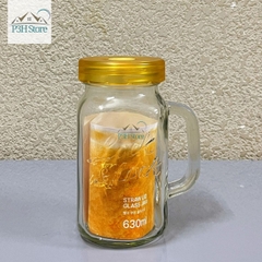 Ly thủy tinh nắp nhựa có tay cầm Lock&Lock Glass Jar dung tích 630ml LLG002