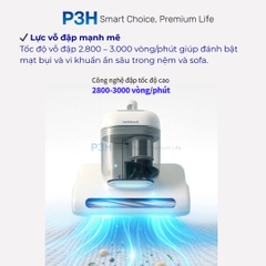 Máy Hút Bụi Giường Nệm LocknLock ENV818IVY 300W Diệt Khuẩn UV, Hút Sạch Mạt Bụi Hiệu Quả P3H