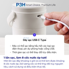 Máy Xay Sinh Tố Cầm Tay LocknLock 475ml với chức năng chân không giữ trọn hương vị EJJ346IVY P3H