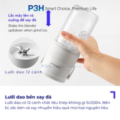 Máy Xay Sinh Tố Cầm Tay LocknLock 475ml với chức năng chân không giữ trọn hương vị EJJ346IVY P3H
