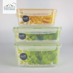 Bộ hộp nhựa Lock&Lock NEO LOCK  nắp kín hơi dùng bảo quản thực phẩm NLP131S001