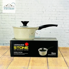Nồi vân đá 1 tay cầm Lock&Lock dòng Stone 7 lớp size 18cm LCA6181D