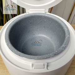 Nồi cơm điện mini đa năng Lock&Lock dung tích 0.8L với nhiều chế độ nấu được cài sẵn EJR326WHT