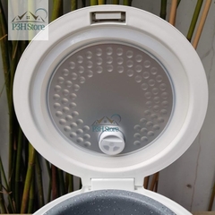 Nồi cơm điện mini đa năng Lock&Lock dung tích 0.8L với nhiều chế độ nấu được cài sẵn EJR326WHT