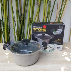 Nồi vân đá Lock&Lock 20 cm dòng Stone chống dính cao cấp LCA6202D-IH