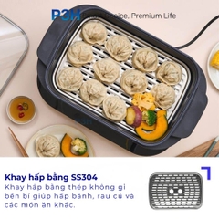 Nồi Điện Đa Năng LocknLock 6L 1800W Giải Pháp Nấu Ăn Toàn Diện Cho Gia Đình Hiện Đại EJP261WHT P3H