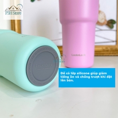 Bình giữ nhiệt LocknLock Daily Macaron LHC3292 Nắp mở một chạm Dung tích 480ML