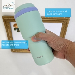 Bình giữ nhiệt LocknLock Daily Macaron LHC3292 Nắp mở một chạm Dung tích 480ML