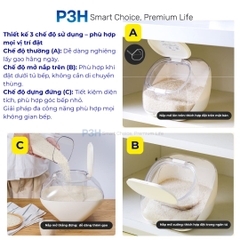 Thùng Đựng Gạo LocknLock 5.7L HPL581 kèm cốc đong – Thiết kế thông minh, tiện lợi cho mọi căn bếp P3H