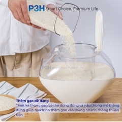 Thùng Đựng Gạo LocknLock 5.7L HPL581 kèm cốc đong – Thiết kế thông minh, tiện lợi cho mọi căn bếp P3H