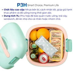 Thùng giữ nhiệt LocknLock Macaron Ice Cooler 7L Giữ lạnh tiện lợi, phong cách thời thượng LIC101 P3H