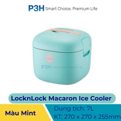 Thùng giữ nhiệt LocknLock Macaron Ice Cooler 7L Giữ lạnh tiện lợi, phong cách thời thượng LIC101 P3H