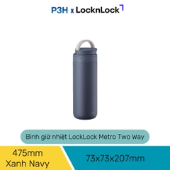Bình giữ nhiệt LocknLock Metro Two Way Tumbler 237ml/475ml Hộp ủ cháo nhỏ có quai xáchLHC4272 LHC4274 P3H