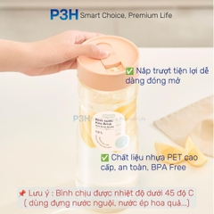Bình đựng nước nắp trượt 1.5L Inochi Kita Brisk BPA FREE nhiêu màu dùng đựng nước ép hoa quả K2204 P3H