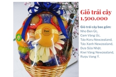Giỏ trái cây 1 triệu 500k mã HL1503