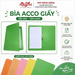 Bìa Acco Giấy Là Gì? Công Dụng Và Cách Chọn Bìa Acco Phù Hợp