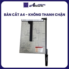 Bàn cắt giấy A4 sắt - không thanh chặn giấy