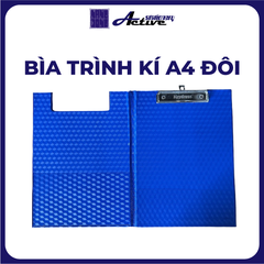 Bìa Trình Ký Đôi A4