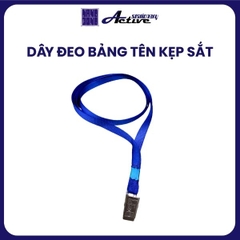 Dây đeo bảng tên kẹp sắt