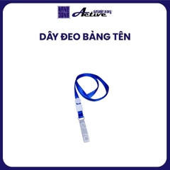 Dây đeo bảng tên kẹp nhựa