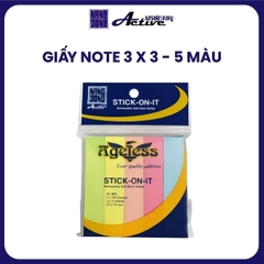 GIẤY NOTE 3 x 3 - 5 MÀU