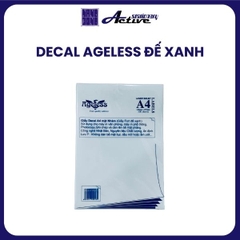 Decal A4 Ageless - Đế Xanh