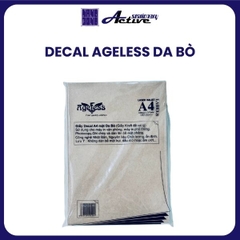 Decal A4 Ageless - Da Bò