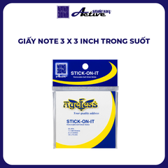 Giấy Note 3 x 3 Inch Trong Suốt