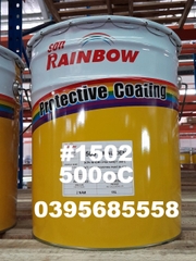 Sơn chịu nhiệt 500 độ, màu bạc. #1502