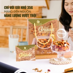 Granola siêu hạt Special TANU NUTS ngũ cốc granola mix hạt dinh dưỡng tốt cho bà bầu, ăn kiêng giảm cân.