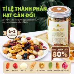 Hạt dinh dưỡng mix 8 loại TANU NUTS, ngũ cốc granola siêu hạt ăn kiêng giảm cân, ngũ cốc bà bầu